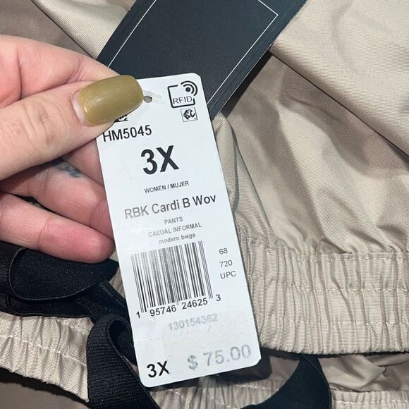 Cardi B x REEBOK Woven Pant NWT Track Y2k 90s Size 3xl - Picture 8 of 8